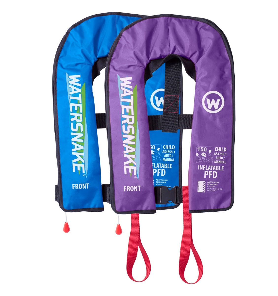 Watersnake Auto/Manual Inflatable PFD Level 150 Child