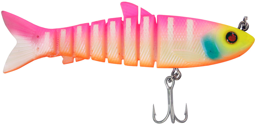 Zerek Live Mullet 5.5 Inch Jointed Soft Plastic Fishing Lure