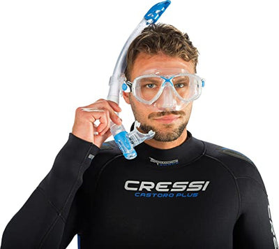 Cressi Palau Marea Adjustable Fin Mask Snorkel Set Kit Pack
