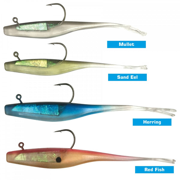 3 Pack of Jarvis Walker 4 Rigged Swirl Tail Grub Soft Plastic Lures