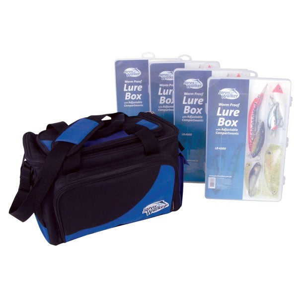Jarvis Walker Lure Bag with 4 Large Boxes