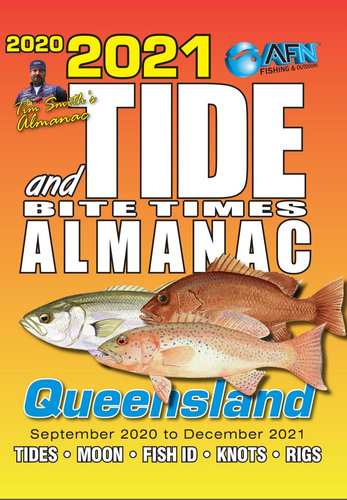 AFN Queensland Tide and Bite Times Almanac Book Guide 2020-2021
