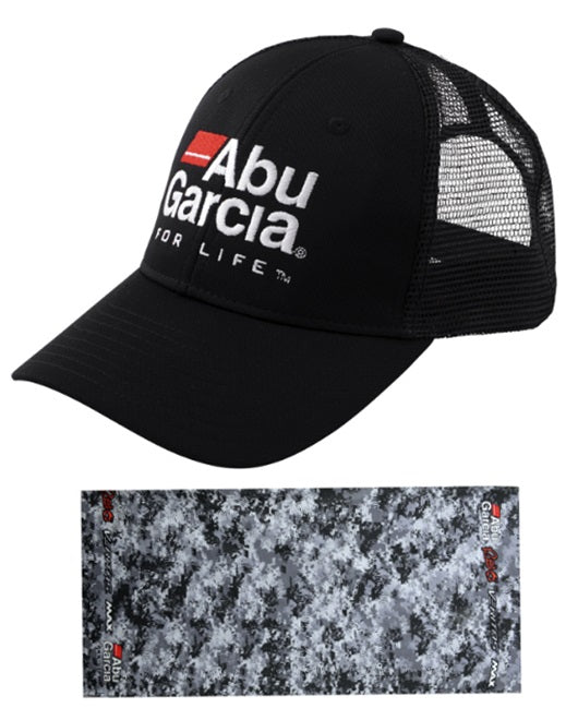 Abu Garcia Hat and Prtective Face Shield Mask Set