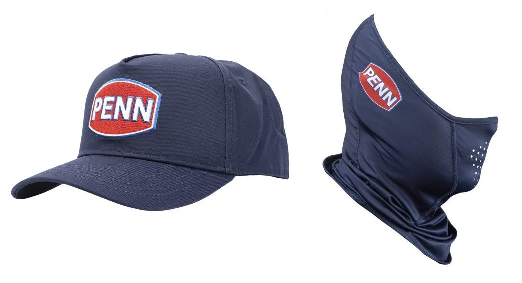 Penn Pro Hat Cap Solar Tube Face Mask Shield Value Pack