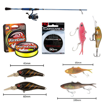 Abu Garcia Ultimate Revo Estuary and River Rod and Reel Lure Fishing Combo Mega Deal