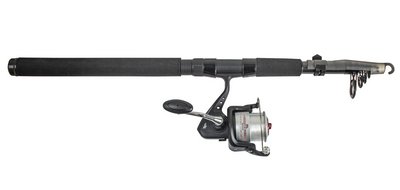 Abu Garcia Tracker Telescopic Travel Rod and Reel Combo with Travel Bag