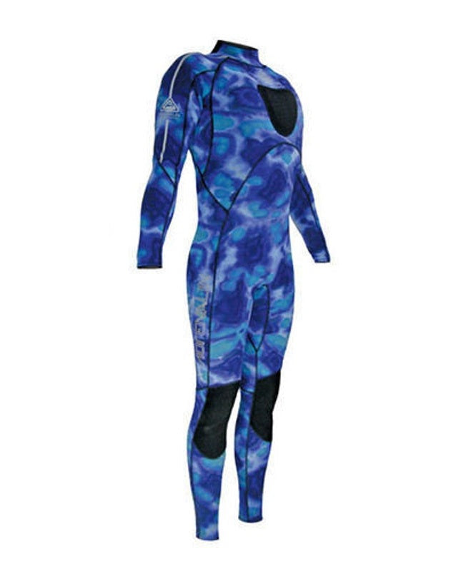 Adrenalin Blue Stealth Camo 2mm Freediving Spearfishing Wetsuit