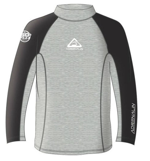 Adrenalin Beach Long Sleeve Mens Rash Vest Top Shirt