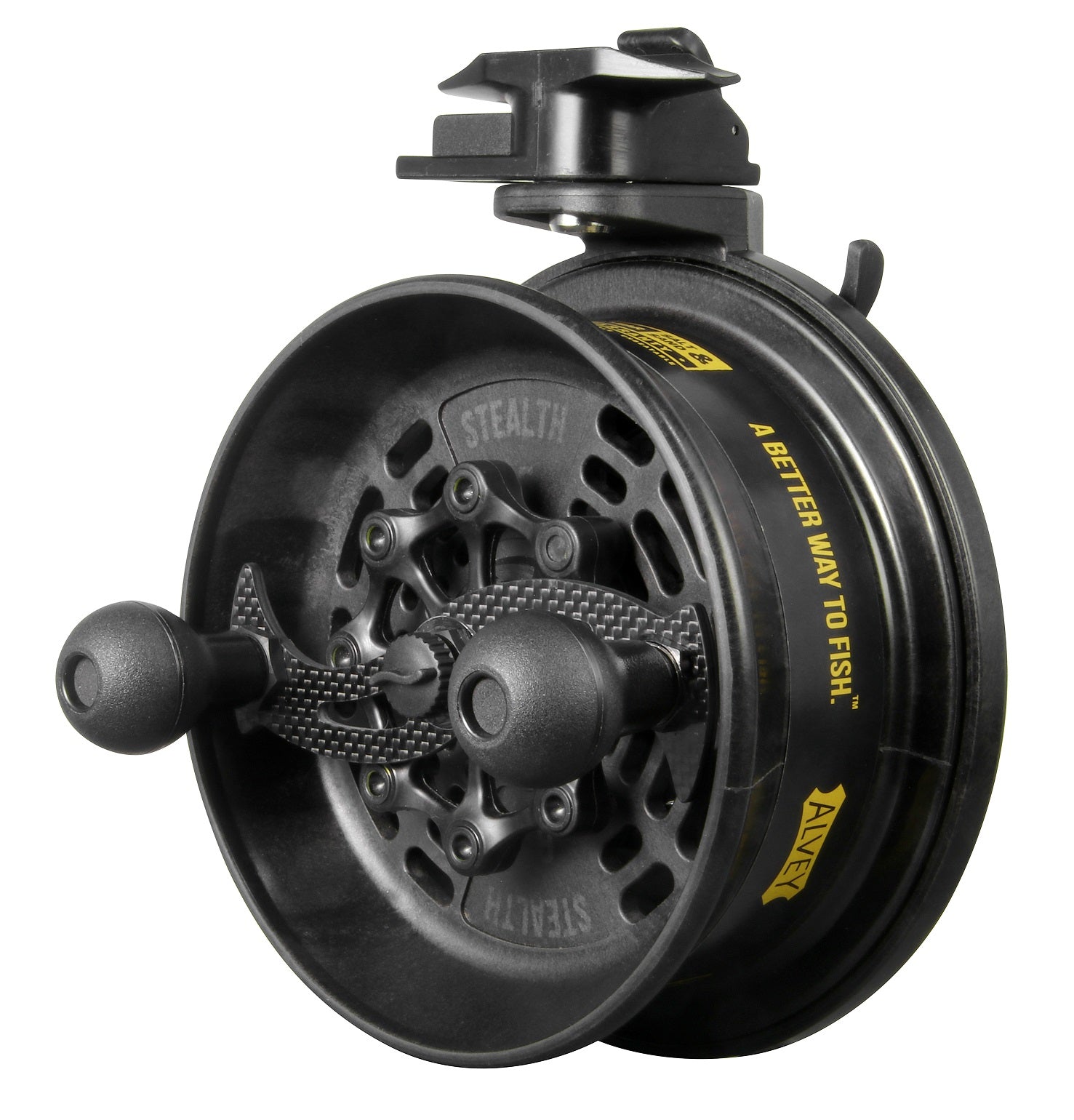 alvey side casting fishing reel Alvey 65S Carbon Fibre Titanium Sidecast Reel
