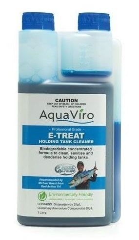 Aqua Viro RWB5750 E-Treat Concentrated Portable Toilet Treatment 1L
