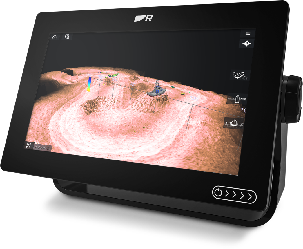 Raymarine Axiom+ Plus 7 MFD 3D RV Sonar Sounder Fishfinder GPS Charplotter Combo Unit E70635