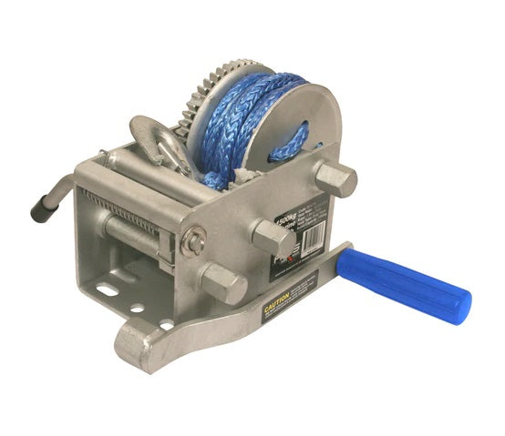 Axis 811236 Hand Winch 3 Speed Spectra Rope with Snap Hook