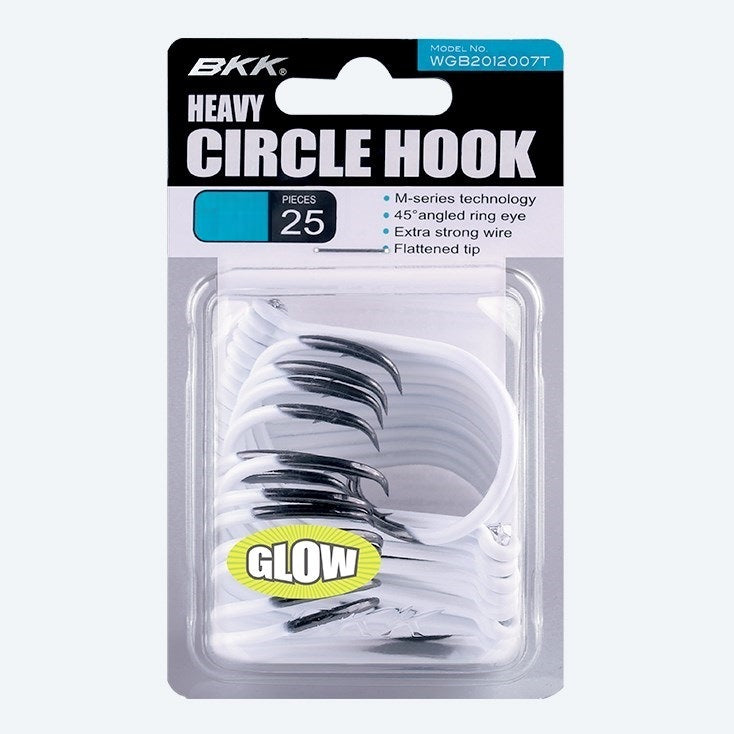 BKK Glow Heavy Circle Hook Bulk Value 25 Pack