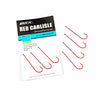 BKK Red Carlise Long Shank Bloodworm Hook Bulk Value Pack
