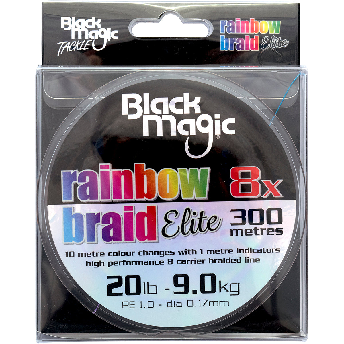 Black Magic Rainbow Elite X8 Braid 300m