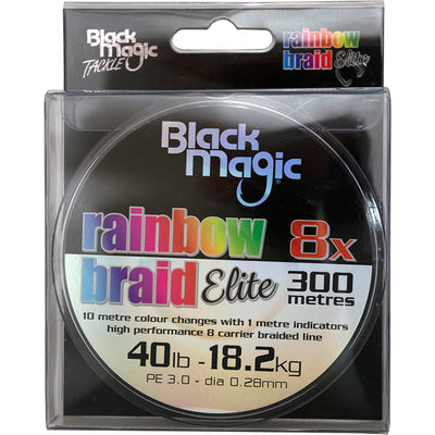Black Magic Rainbow Elite X8 Braid 300m