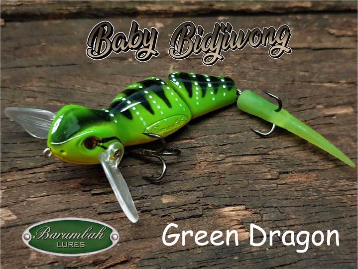 Barambah Baby Bidjiwong 145mm Lizard Surface Walker Cod Lure