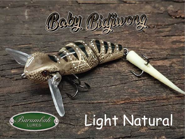 Barambah Baby Bidjiwong 145mm Lizard Surface Walker Cod Lure