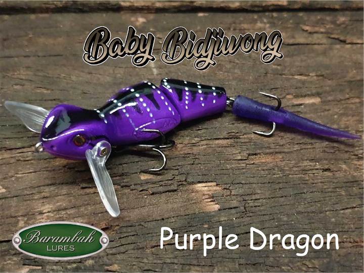 Barambah Baby Bidjiwong 145mm Lizard Surface Walker Cod Lure