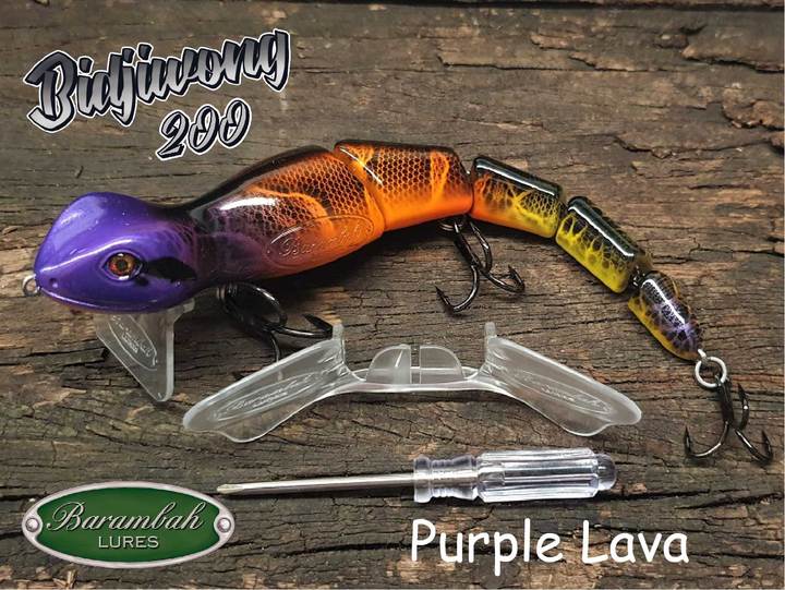 Barambah Bidjiwong 200mm Lizard Surface Walker Cod Lure