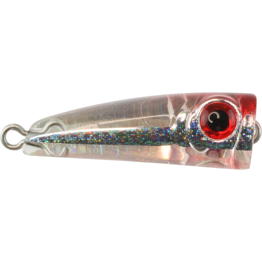 Bassday Crystal Pop Clear Surface Popper Fishing Lure - 30mm