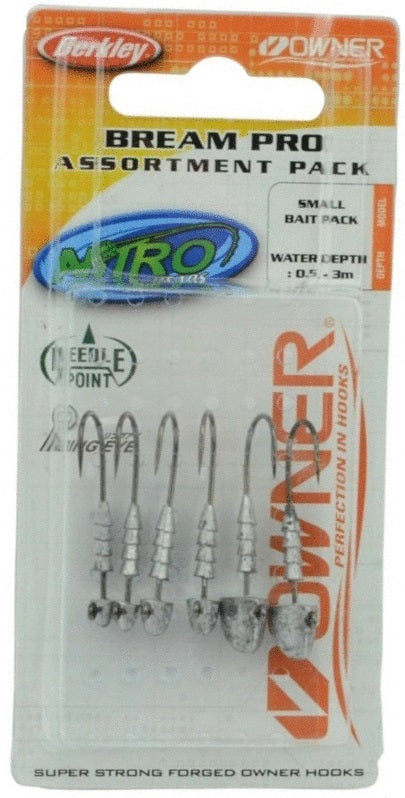 Berkley Nitro Bream Pro Assorted Jighead Value Pack