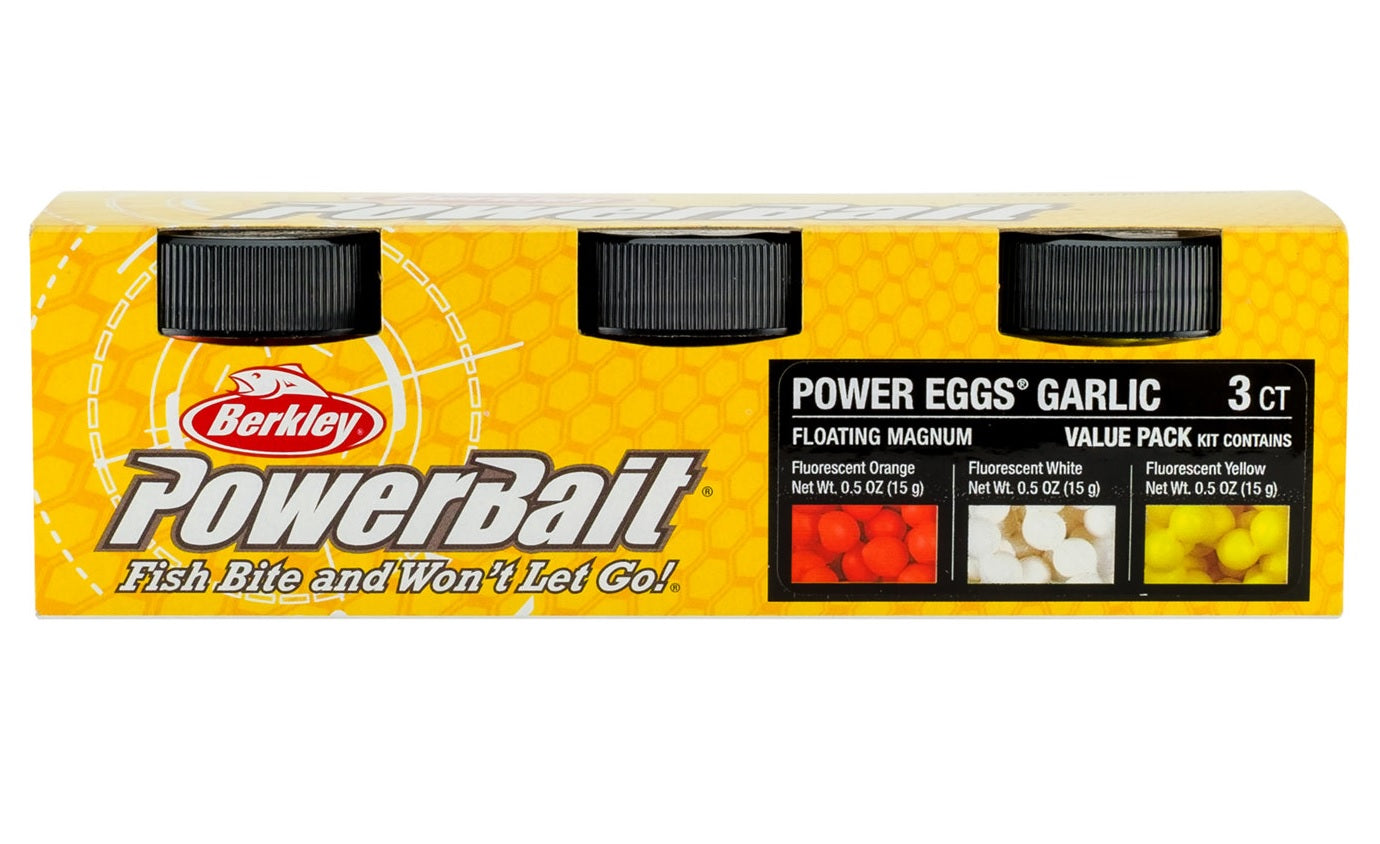 Berkley Powerbait Assorted Floating Eggs Bulk Value Pack