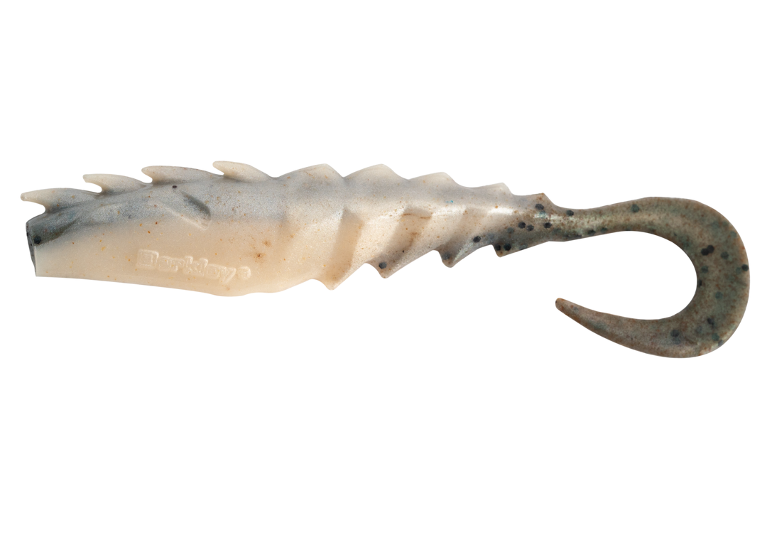 Berkley Gulp Alive Bulk Value Tub Nemesis Prawn Curl Tail 4 inch Soft Plastic Lure