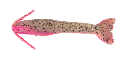 Berkley Gulp Soft Plastic Fishing Lure 4” 10cm Paddleshad Pink Belly Schrimp