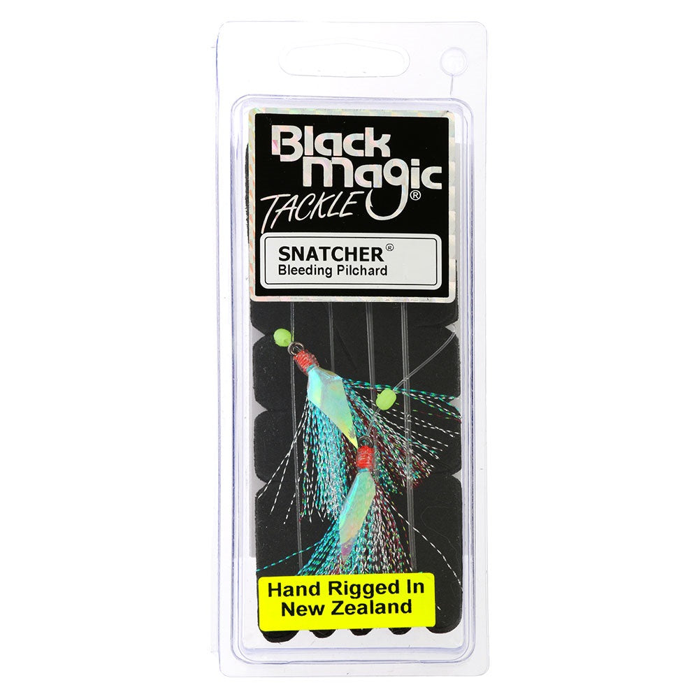 Black Magic Bleeding Pilchard Pre-tied Fishing Rig Davo's Tackle