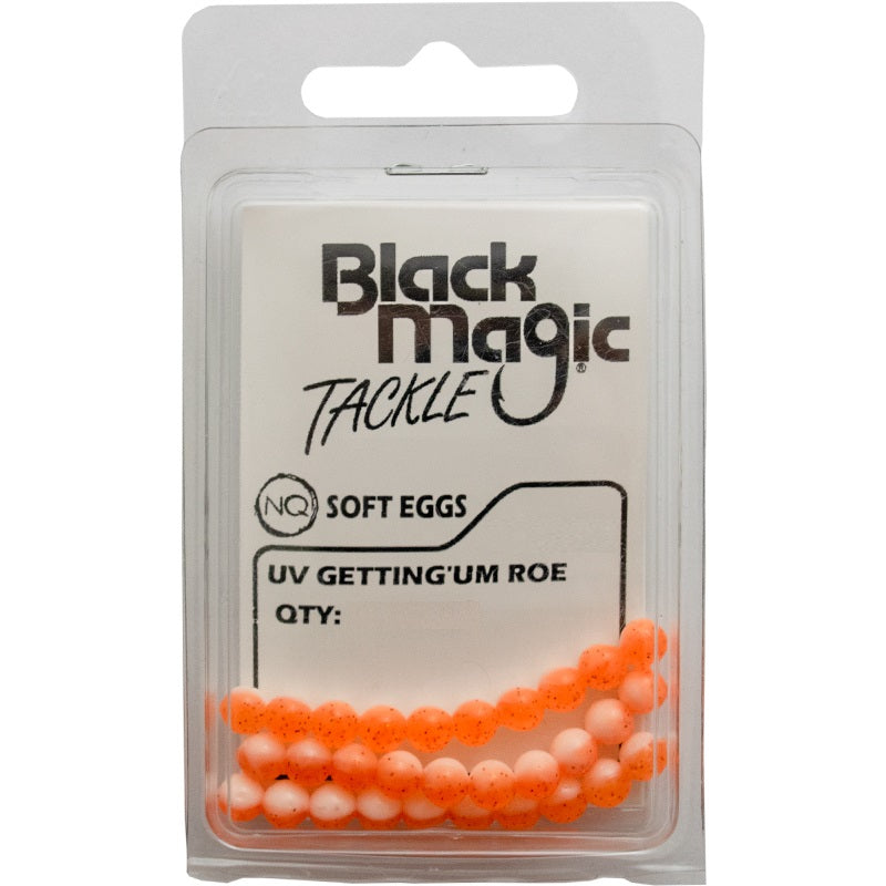 Black Magic UV Soft Egg Trout Bead