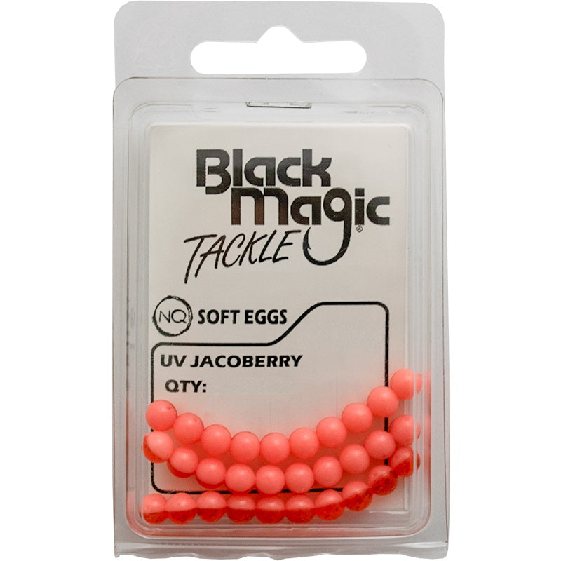 Black Magic UV Soft Egg Trout Bead