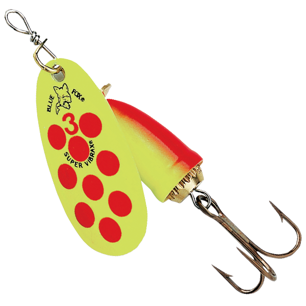Blue Fox Vibrax Hot Pepper Trout Spinner Lure 2