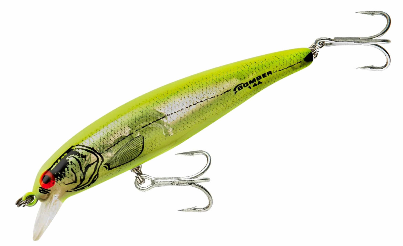 Bomber Long A Heavy Duty Hard Body Lure 14A HD - 89mm