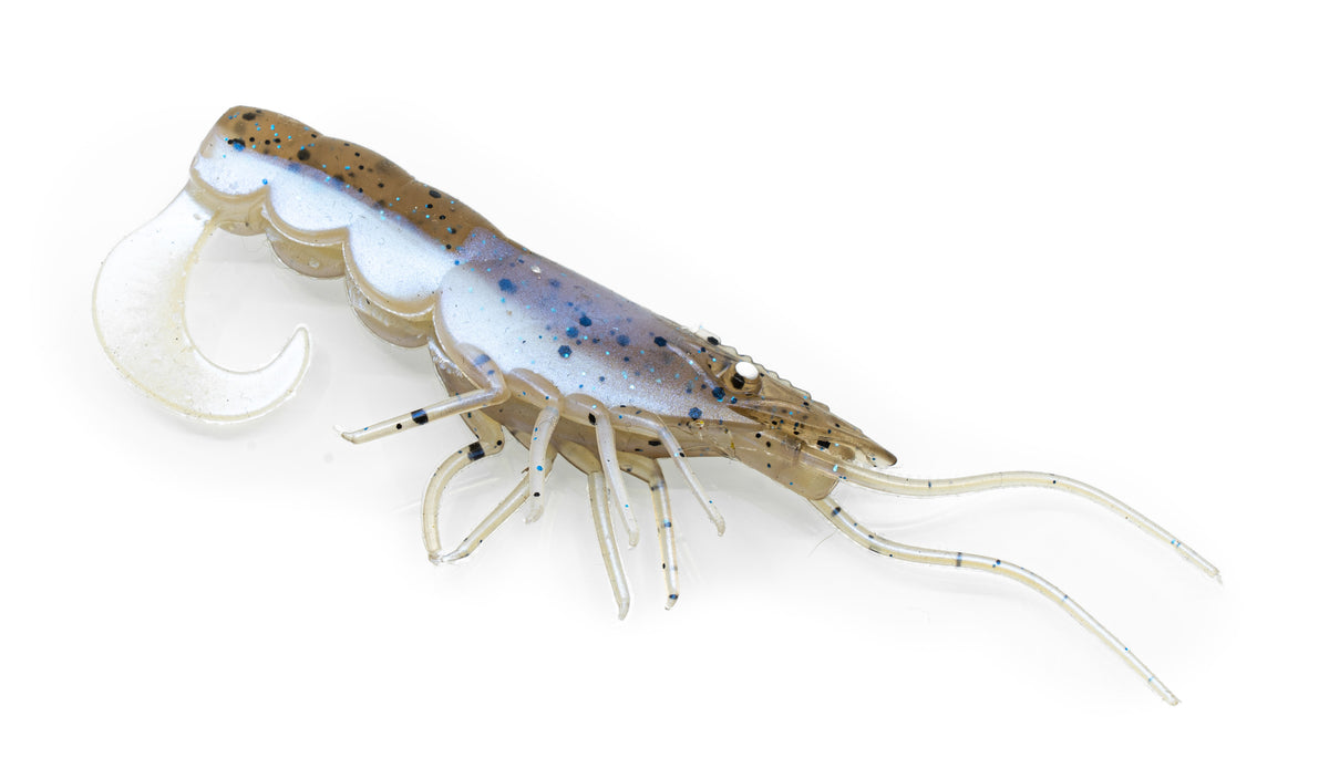 Chasebaits Curly Prawn Soft Plastic Lure 60