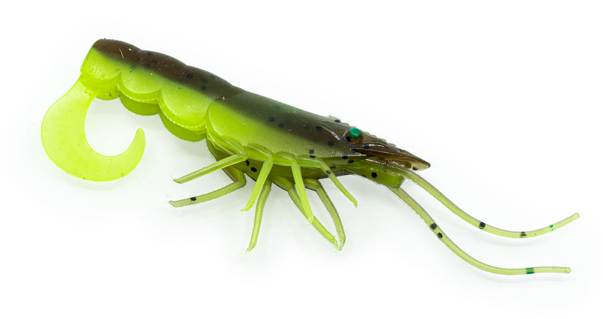 Chasebaits Curly Prawn Soft Plastic Lure 60