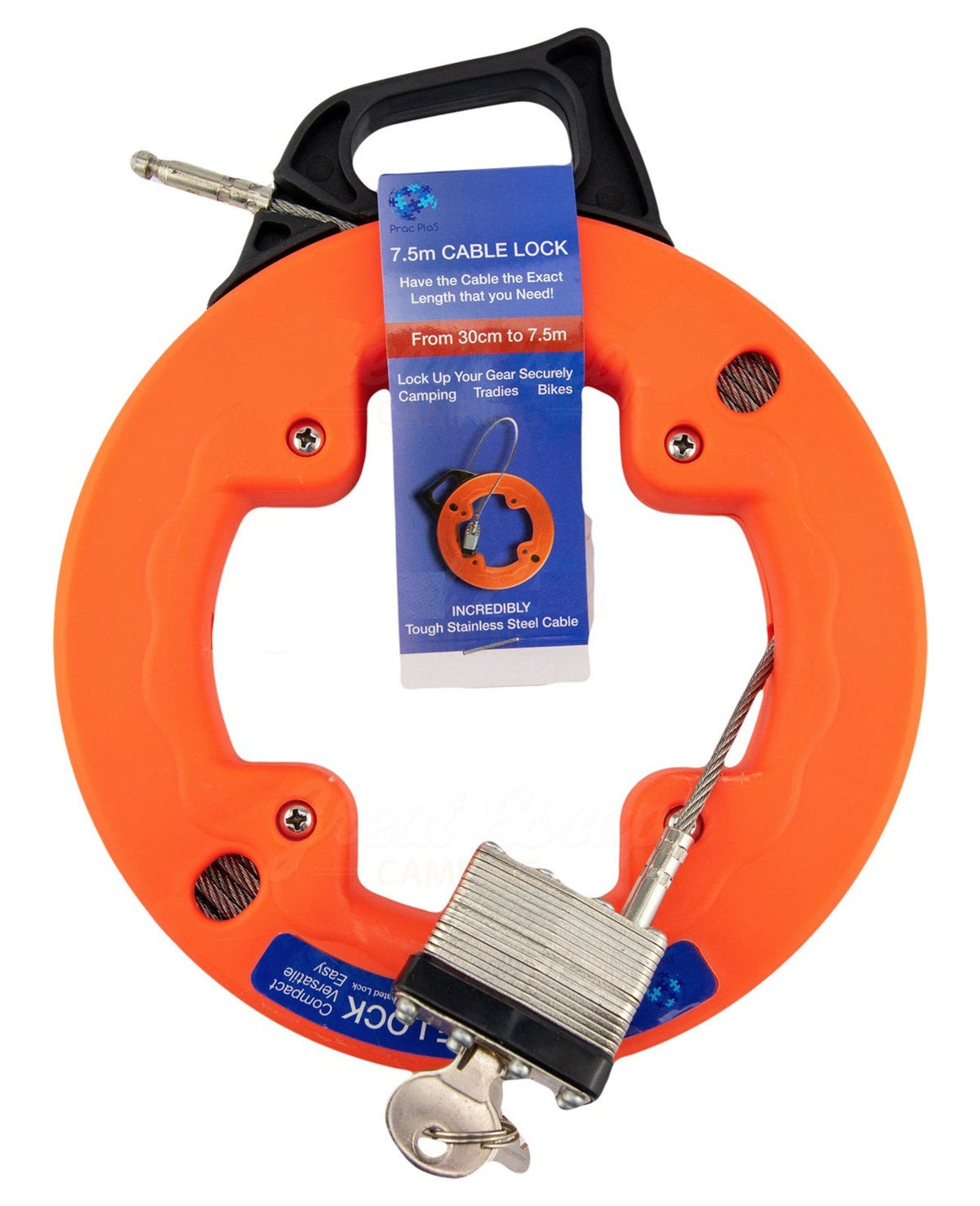 Camp Easy RPM CBLOCK7 Easy Stainless Cable Lock