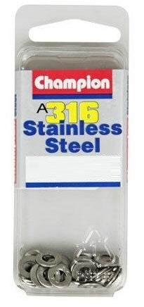 Champion Stainless Steel 316 Flat Washers