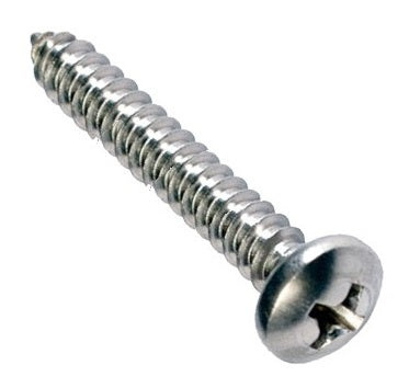 Champion Stainless Steel 316 Heavy Duty Self-Tapping Pan Head Screws - 10G