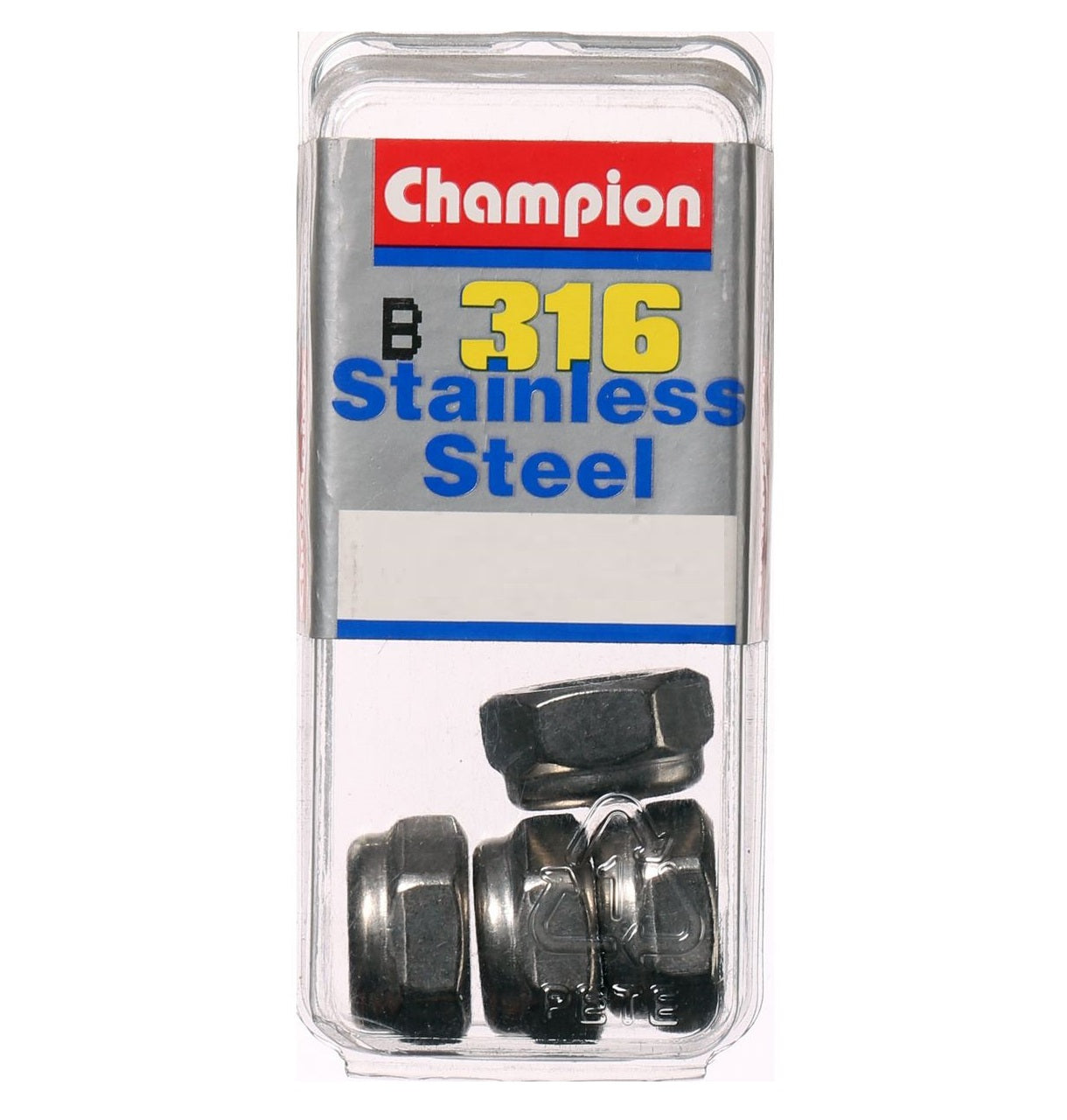 Champion Stainless Steel 316 Self-Locking Nuts