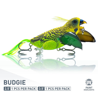 Chasebaits The Smuggler Budgie Bird Surface Walker Topwater Lure