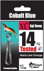 Cobalt Blue Egi Clip Squid Fishing Snap