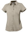 Columbia Silver Ridge Womens Short Sleeve Shirt Fossil