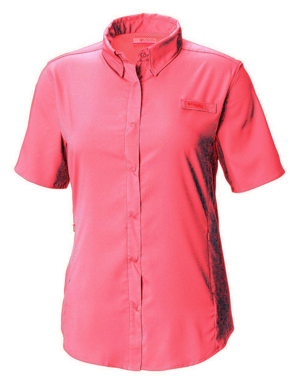 Columbia Tamiami Short Sleeve Shirt - Bright Geranium