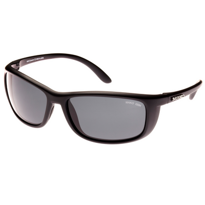 Mako Blade Matte Black Frame Glass Lens Polarised Sunglasses