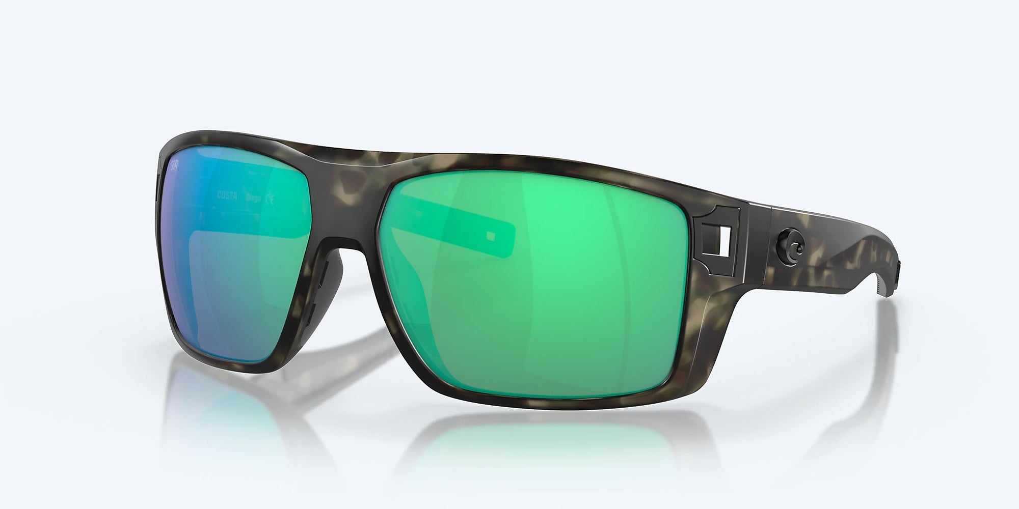 Costa 06S9034 90342962 Diego Wetlands Frame Glass Green Mirror 580g Lens Polarised Sunglasses