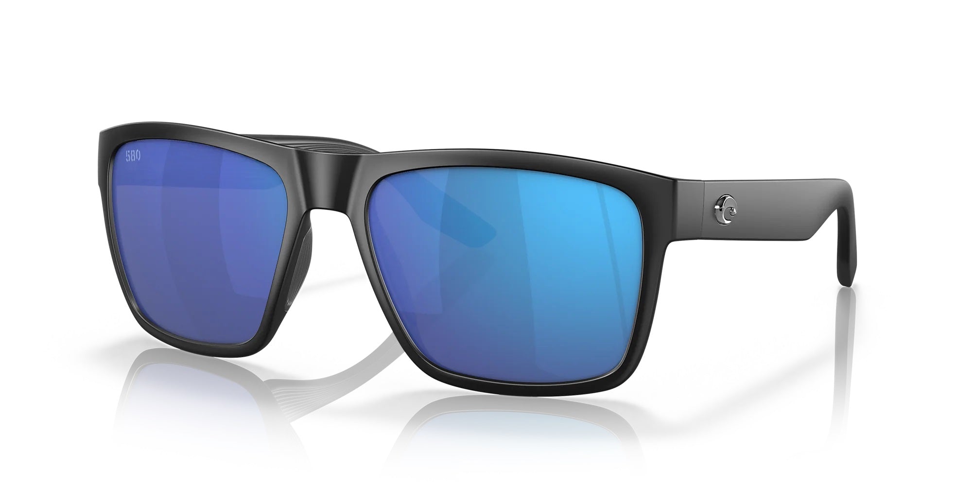 Costa 06S9050 90500159 Paunch XL Matte Black Frame Glass Blue Mirror 580g Lens Polarised Sunglasses