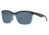 Costa Anaa Black Crystal Light Blue Frame Polarised Sunglasses - Grey Lense 580P