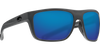 Costa Del Mar Broadbill Matt Grey Frame Polarised Sunglasses - Blue Mirror 580G