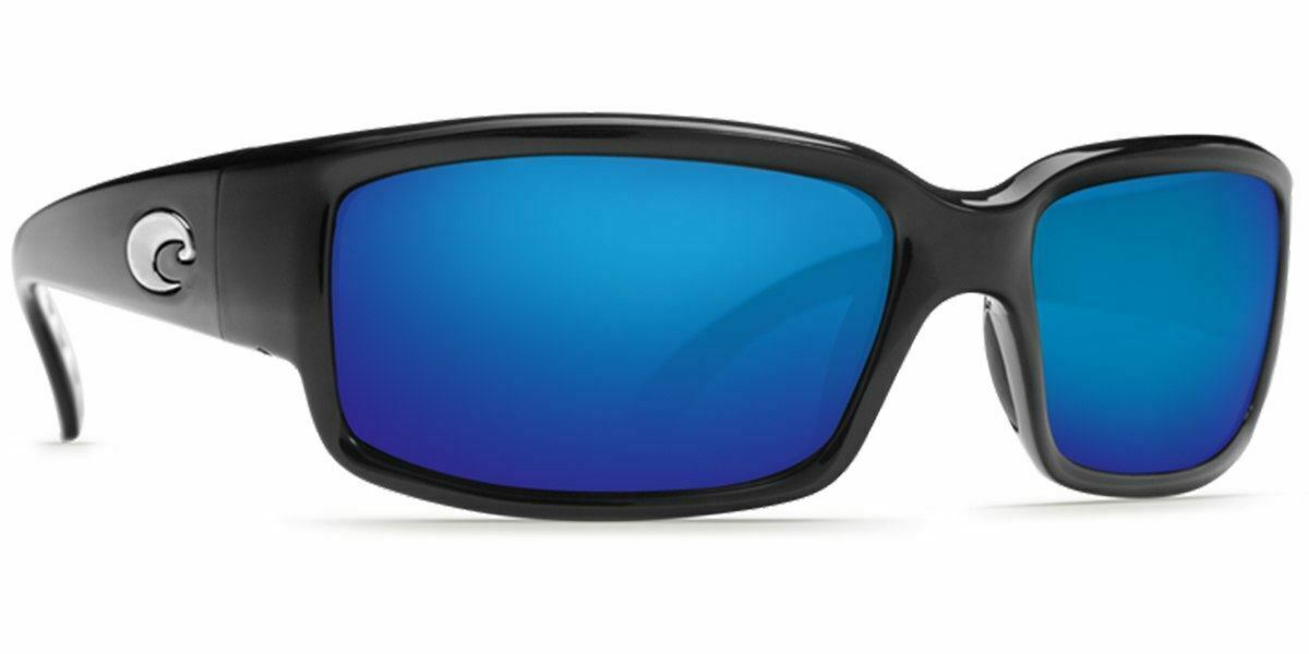 Costa Del Mar Caballito Black Frame Polarised Lens Performance Sunglasses - Blue Mirror 580G